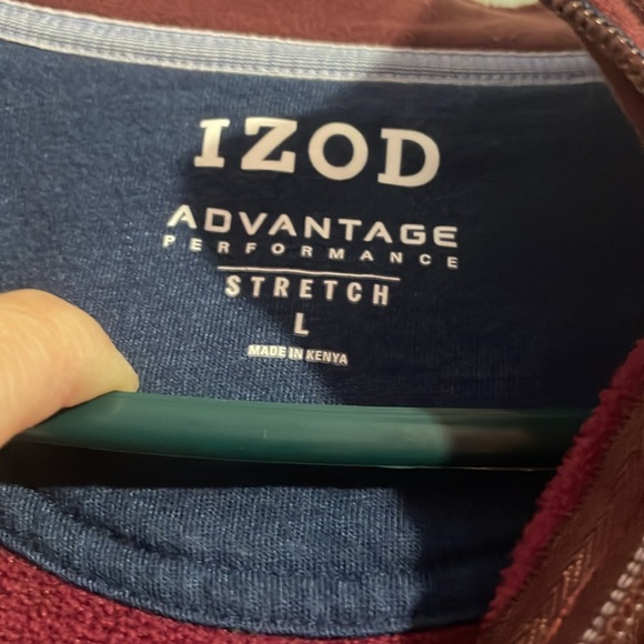 Izod 3 quarter zip pullover size large - Picture 2 of 3